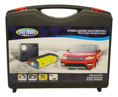 KIT Partidor Bateria Auto + Inflador De Neumaticos