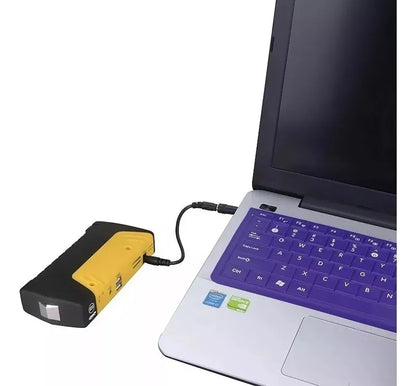 KIT Partidor Bateria Auto + Inflador De Neumaticos