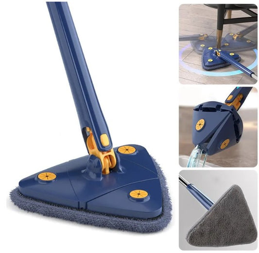 Trapeador triangular 360° de microfibra